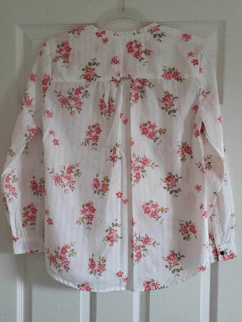 Beachlunchlounge Cotton Floral Blouse Tunic, XS - Picture 2 of 5